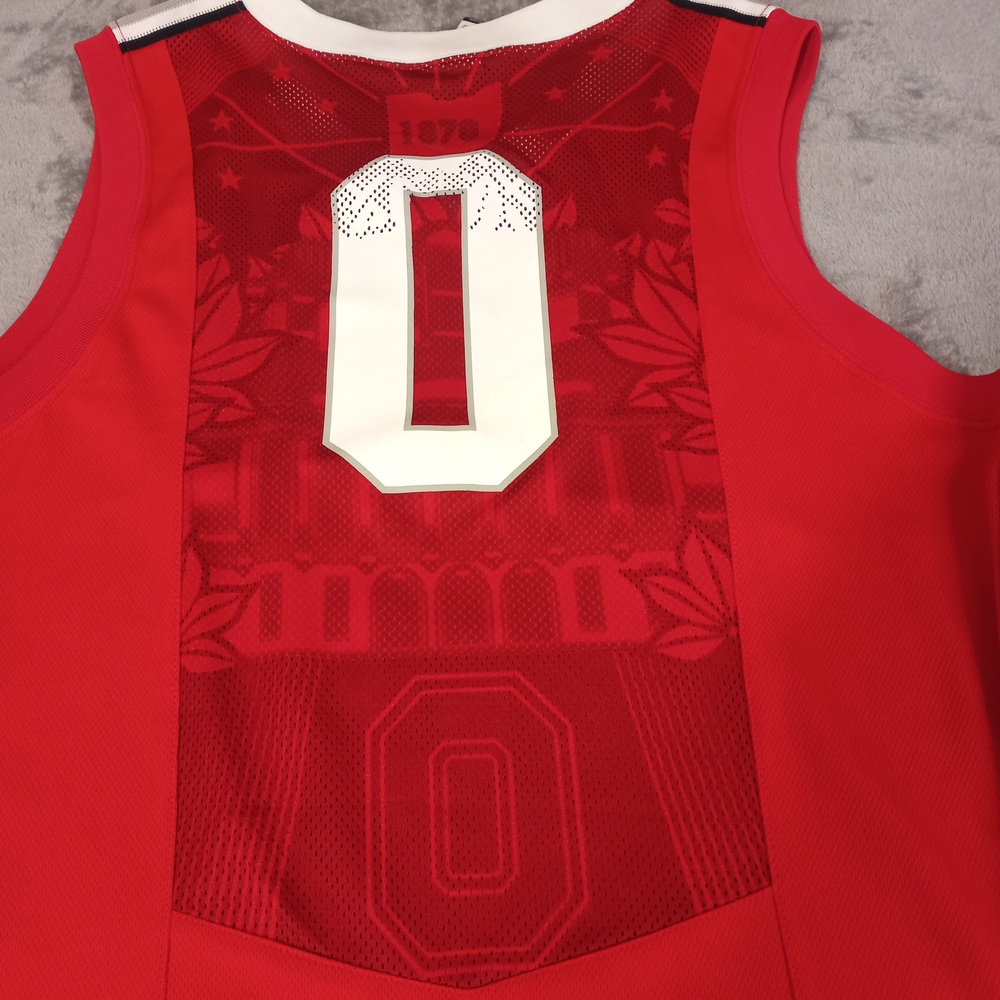 Nike Men's Ohio State Scarlet Basketball Jersey Size Medium - Picture 2 of 16